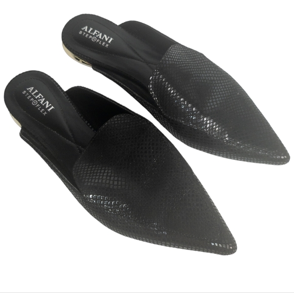Alfani Serrice Pointed-toe Flats Black 8.5 - Picture 4 of 5